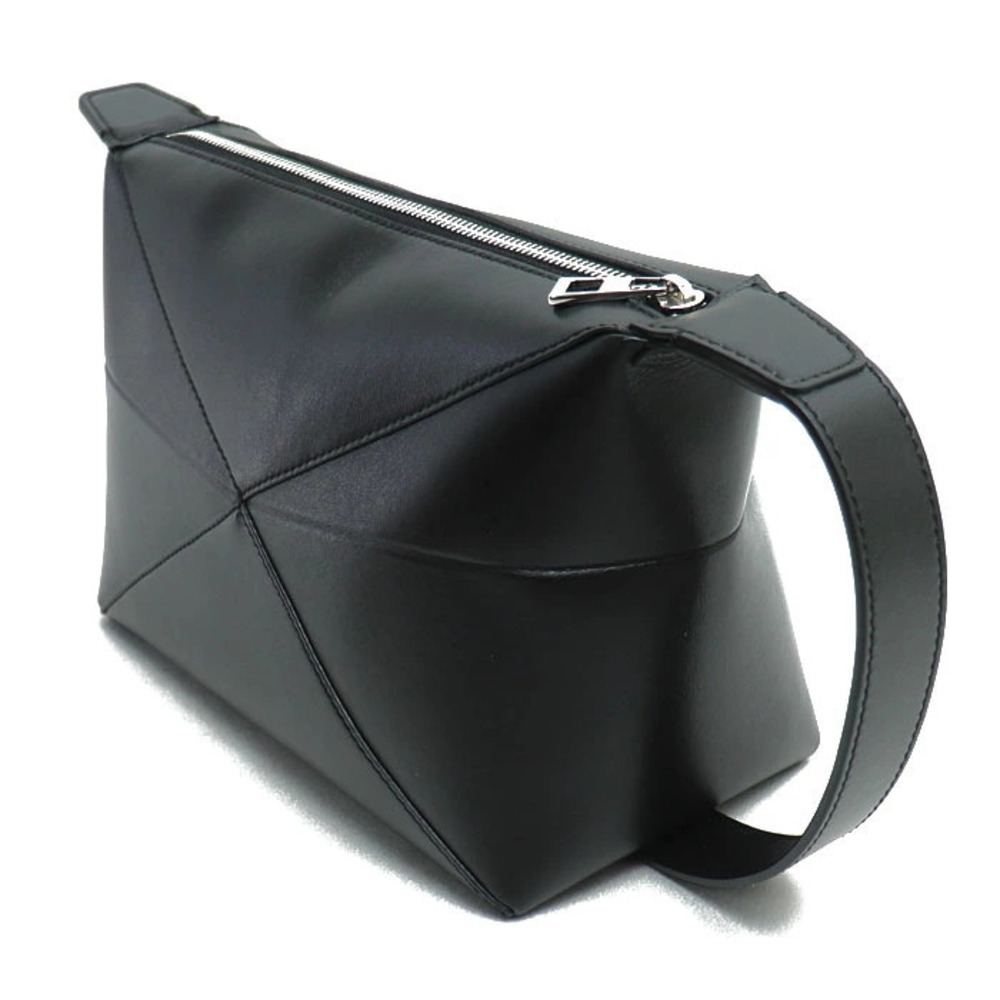Loewe Puzzlefold Wash Clutch Bag Black